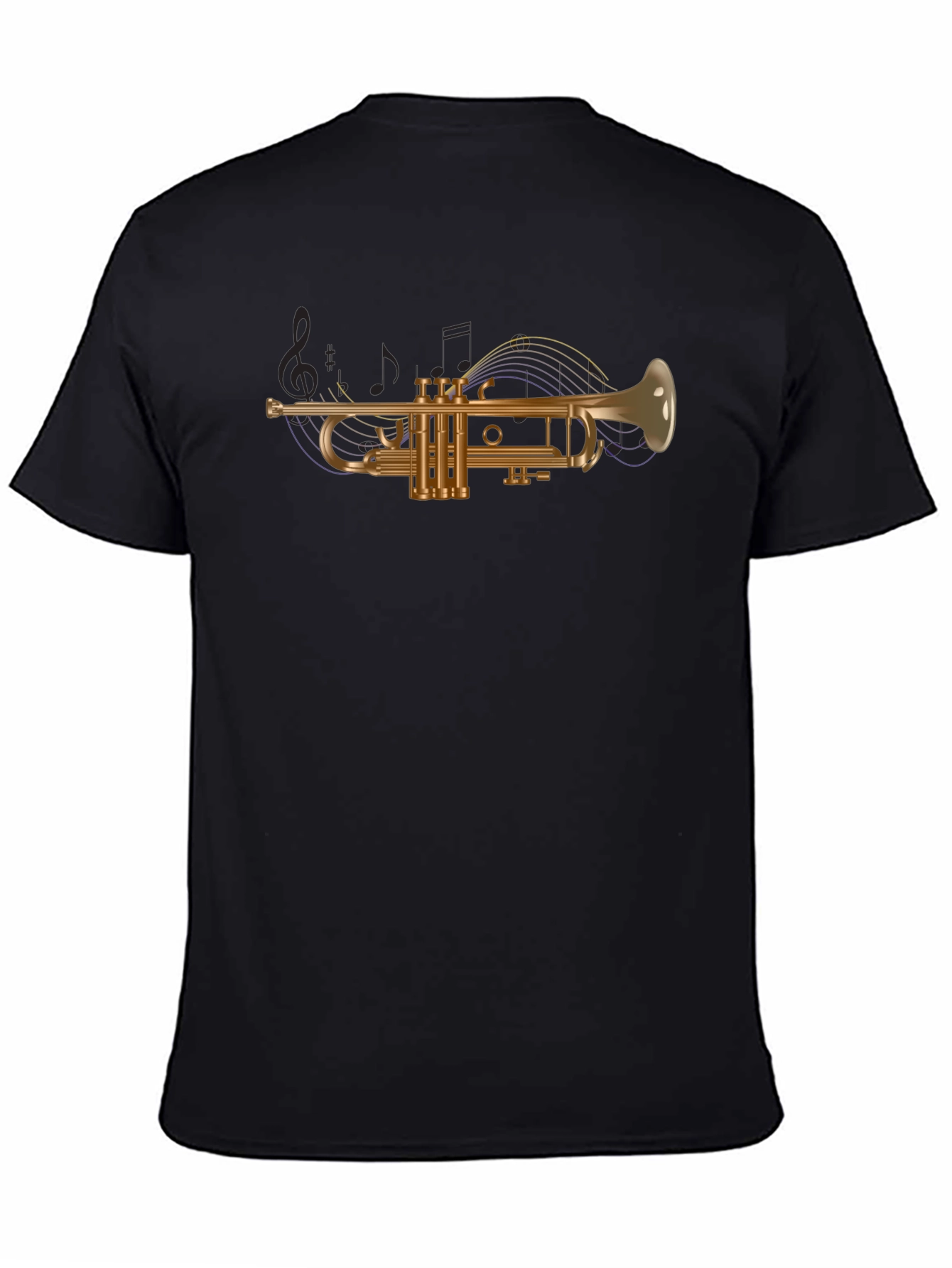Trumpet Graphic Tee - Musical Instrument T-Shirt