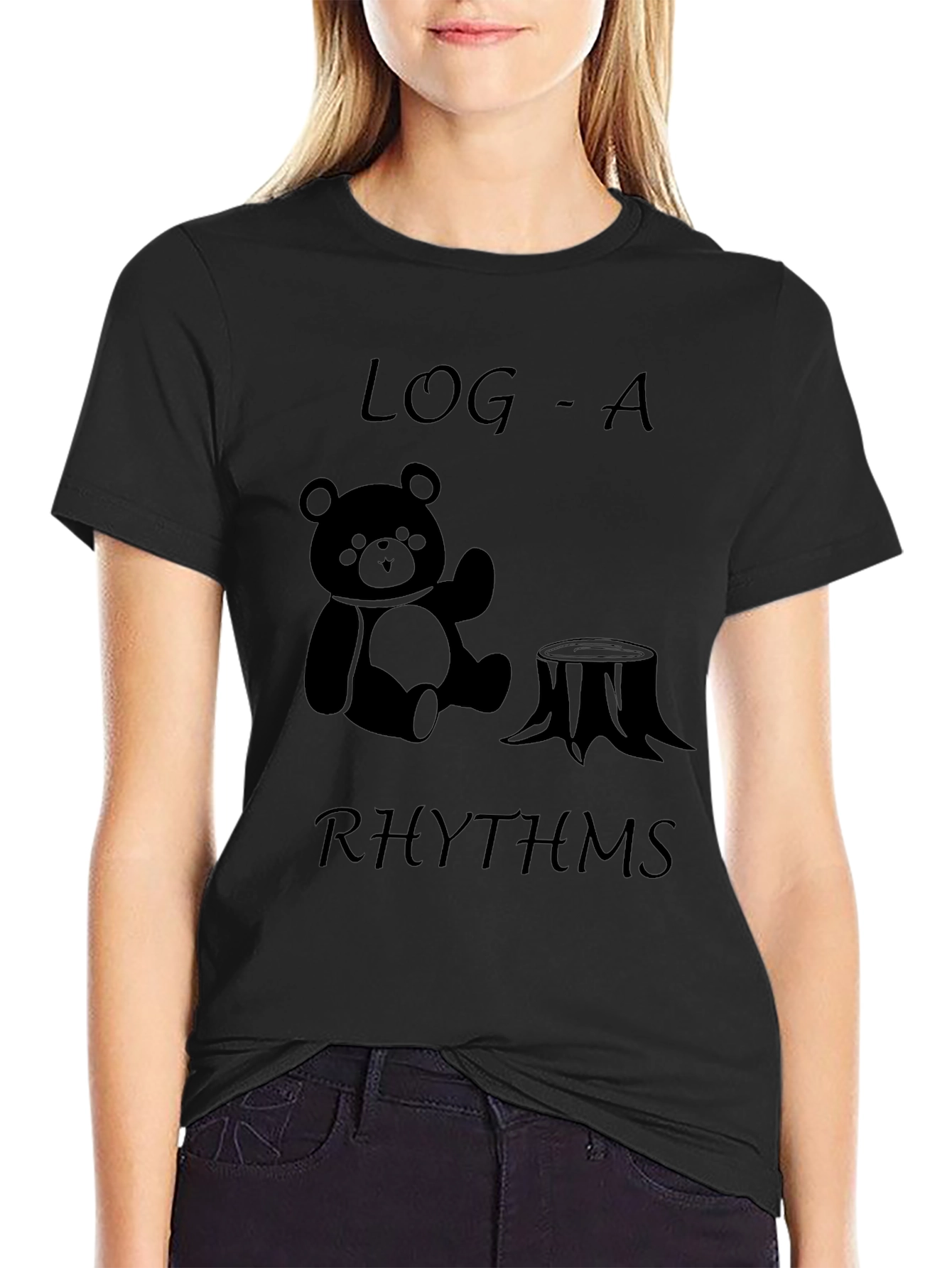 Log-a-rhythms Bear Stump T-Shirt