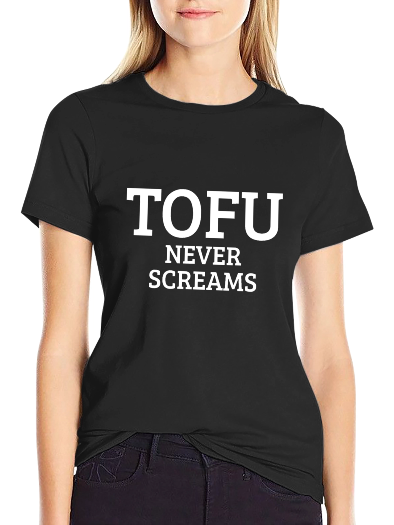 Tofu Never Screams Graphic T-Shirt