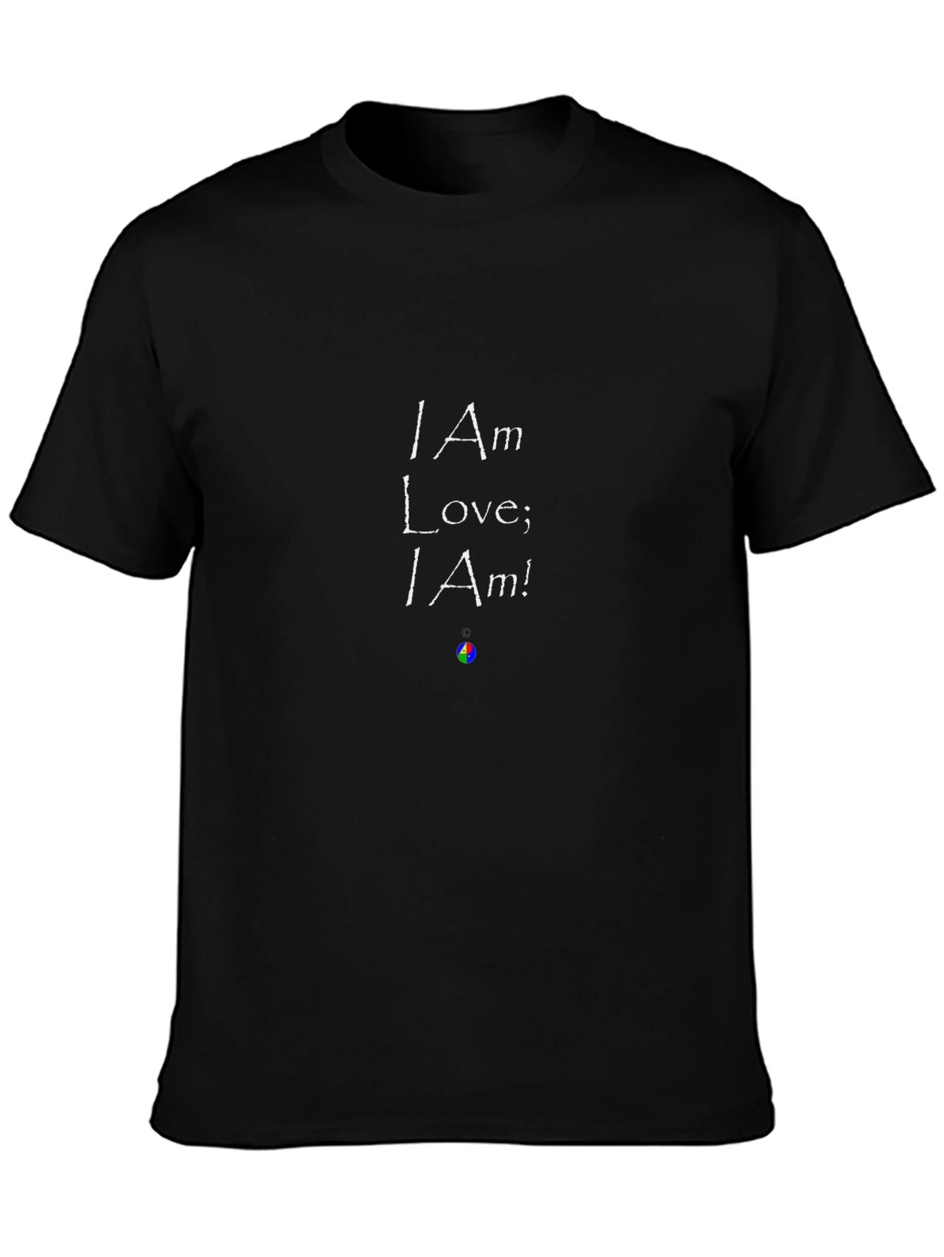 I Am Love Graphic Tee - Black Unisex T-Shirt