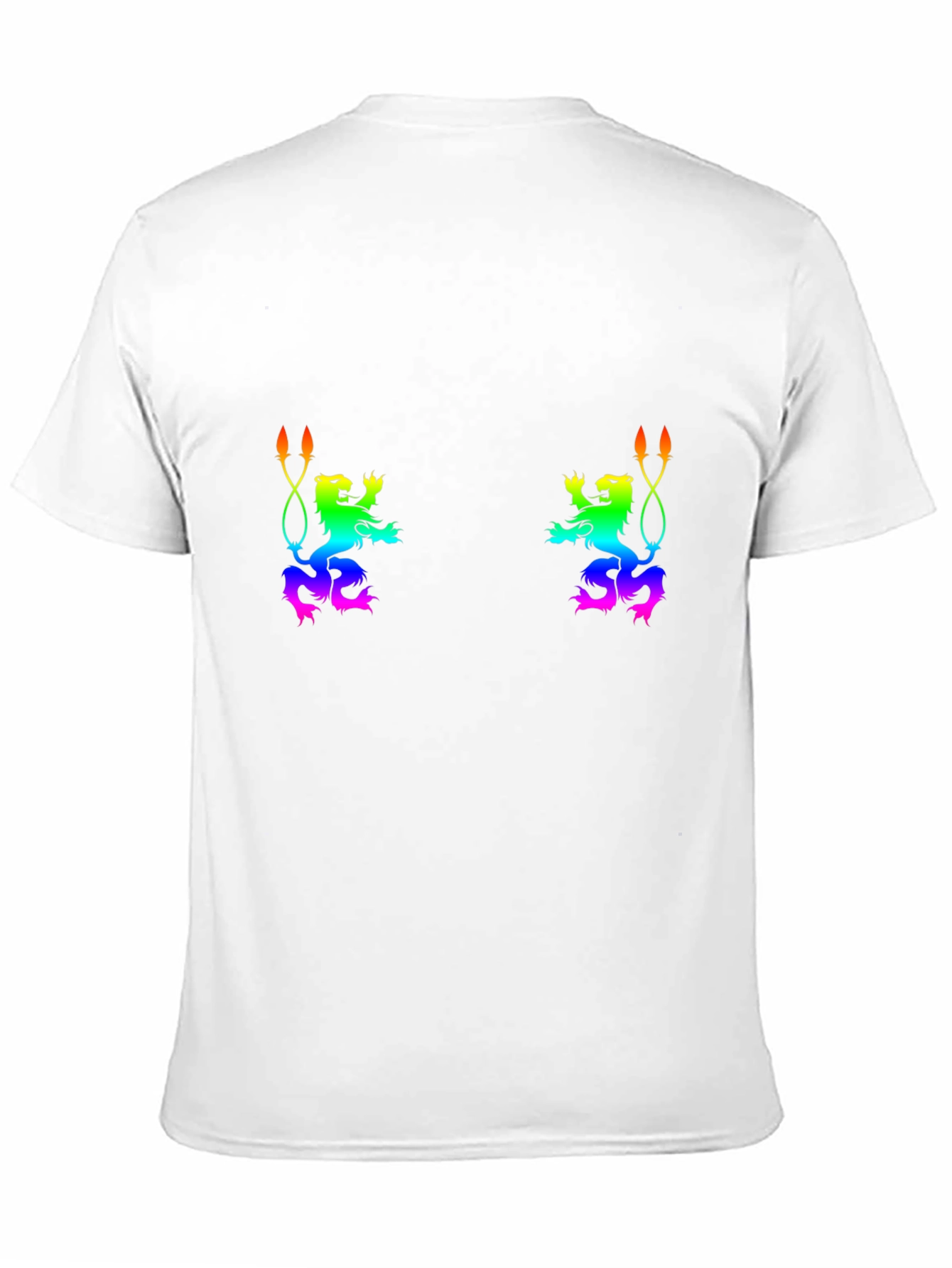 Rainbow Lion Rampant Black Tee