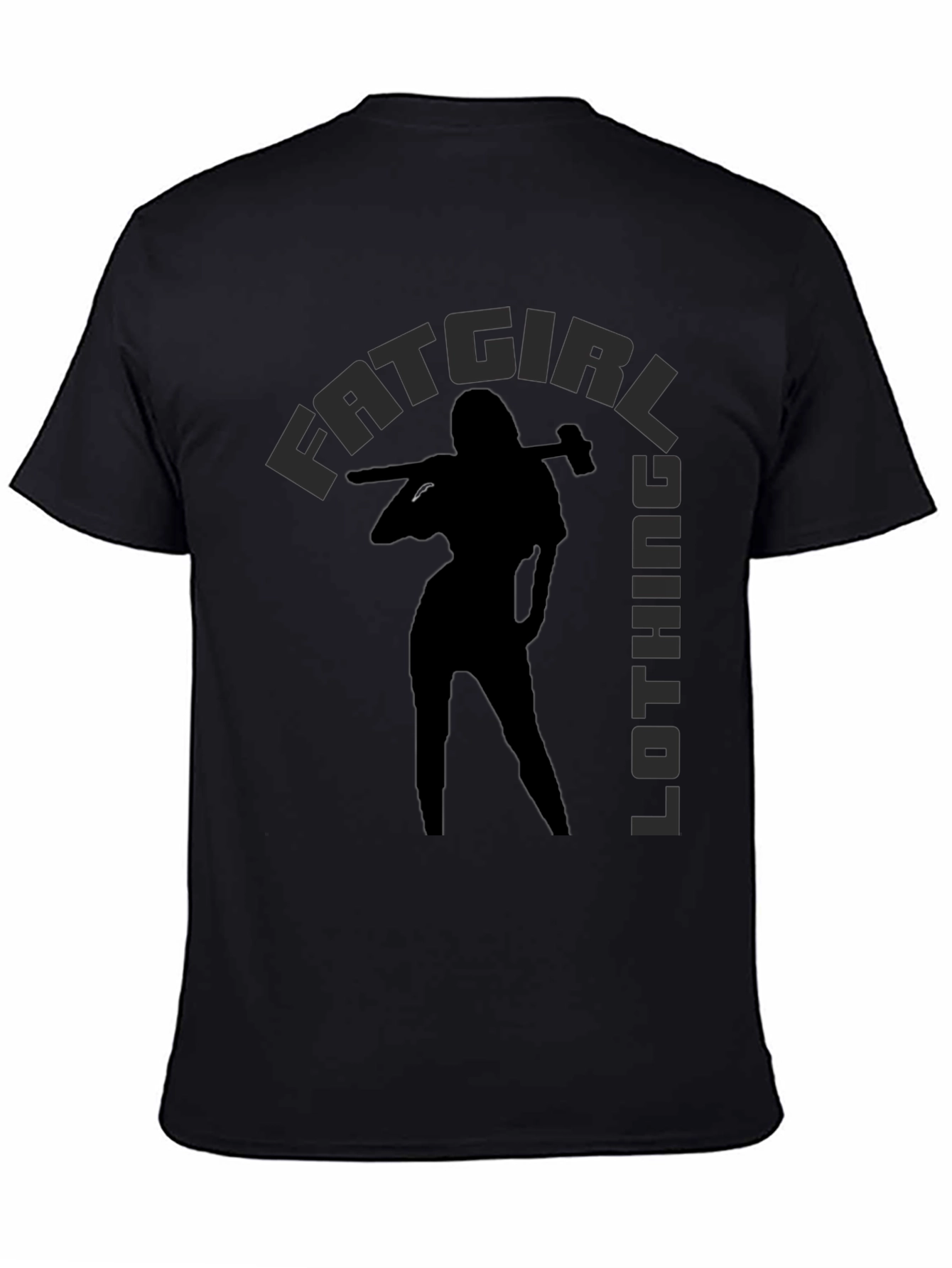 Fat Girl Clothing T-Shirt Black
