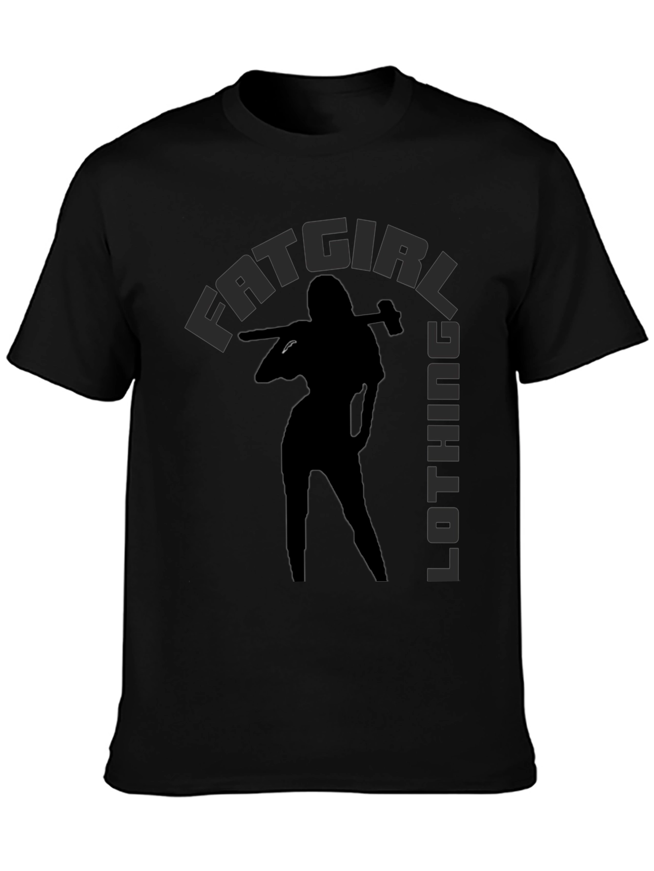 Fat Girl Clothing T-Shirt Black