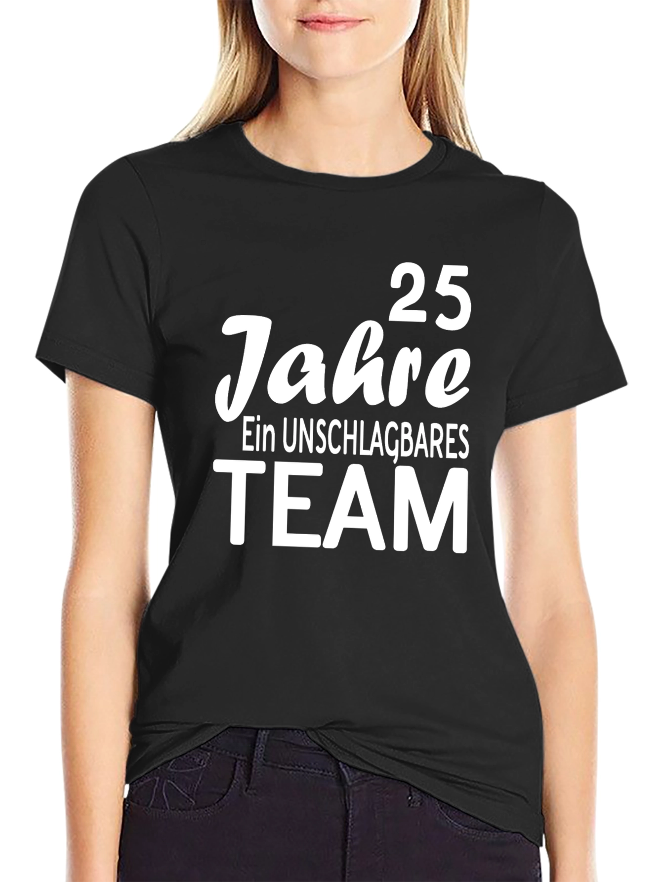 25 Jahre Team Black T-Shirt