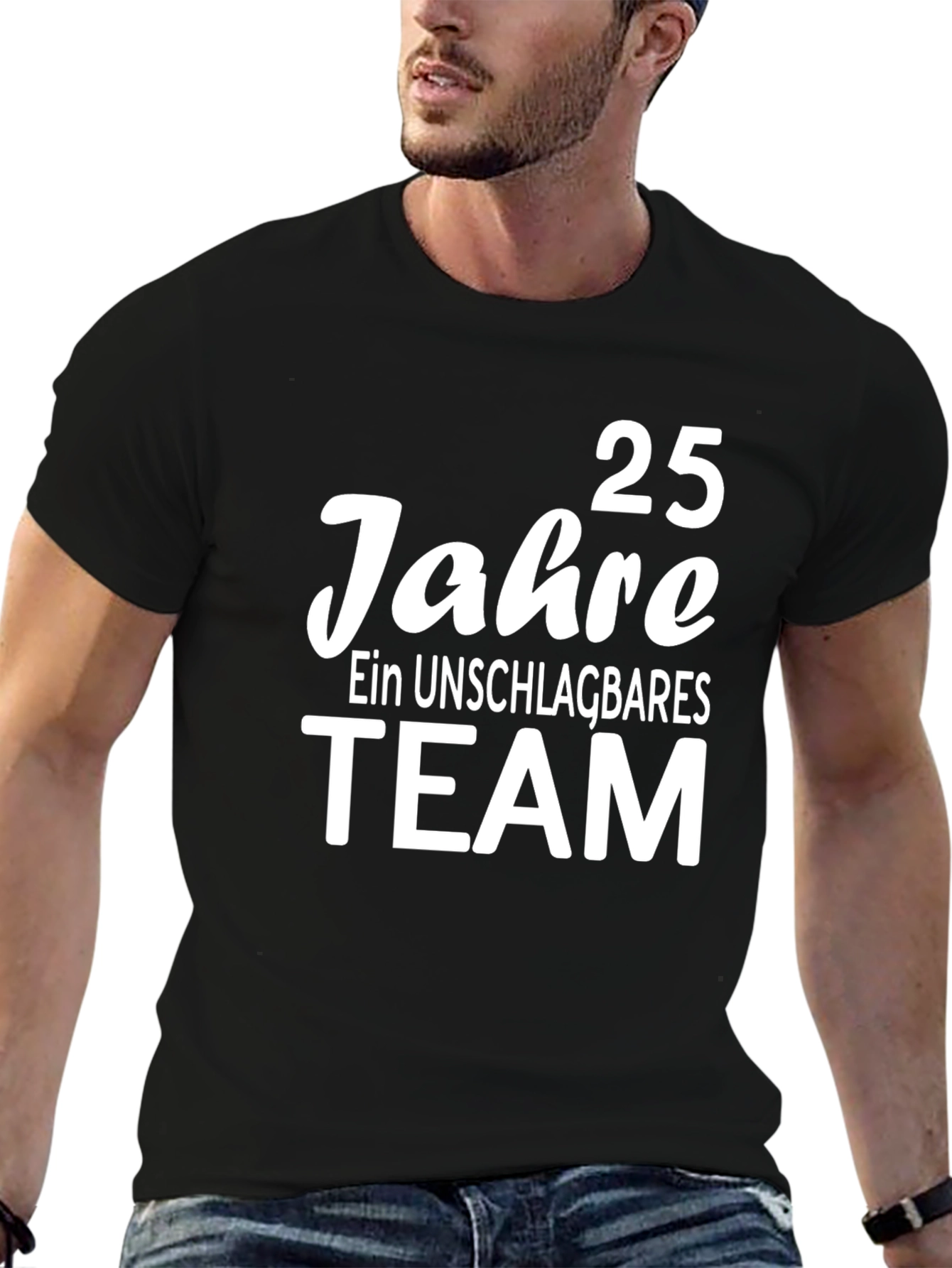 25 Jahre Team Black T-Shirt