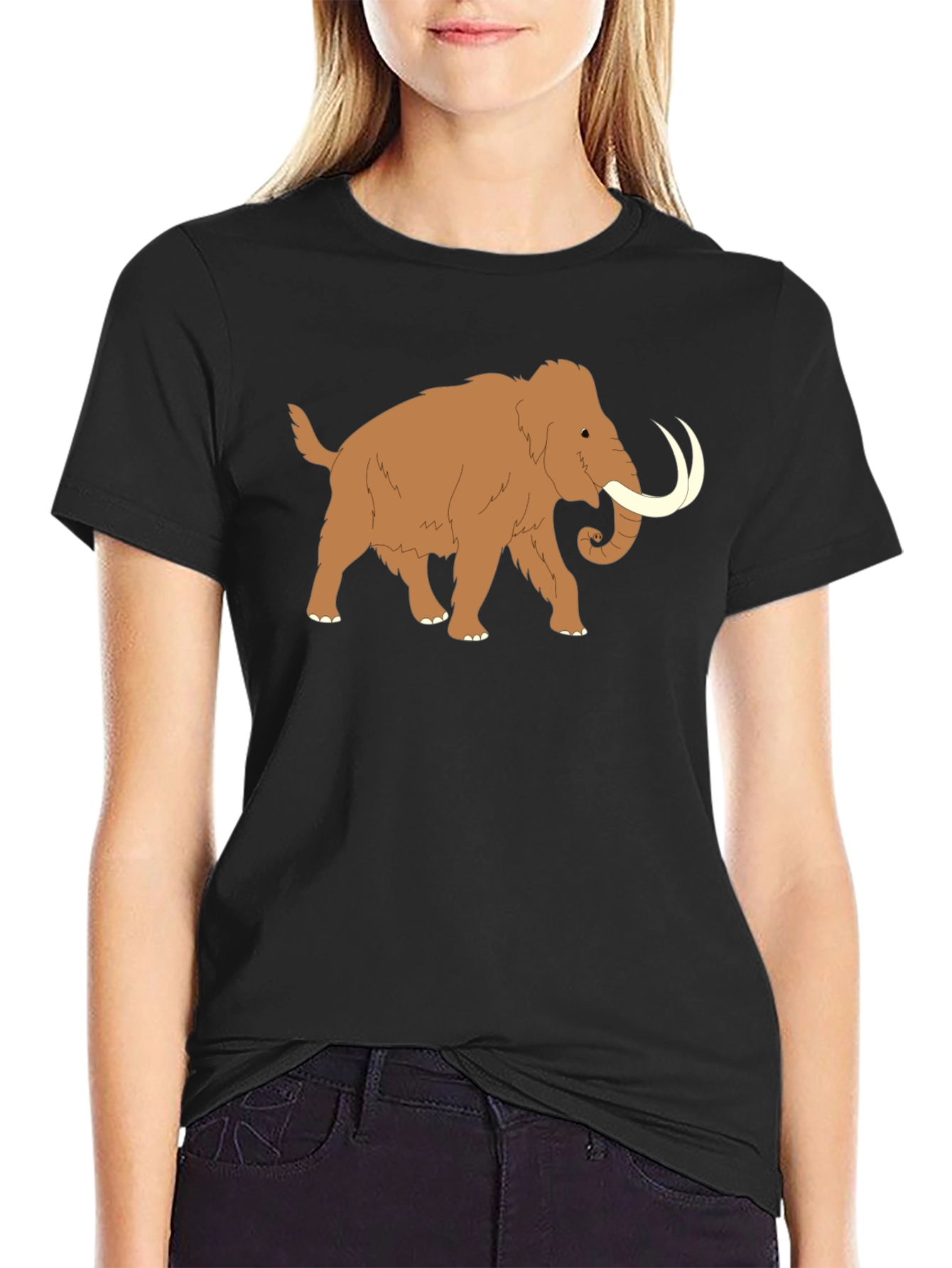 Mammoth Graphic Tee - Black Casual T-Shirt