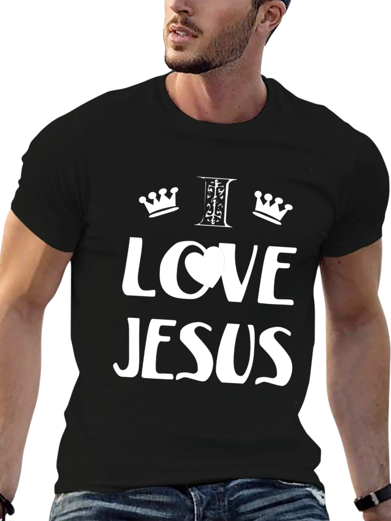 I Love Jesus Graphic T-Shirt
