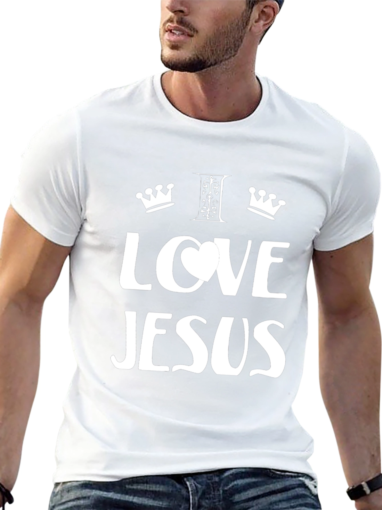 I Love Jesus Graphic T-Shirt