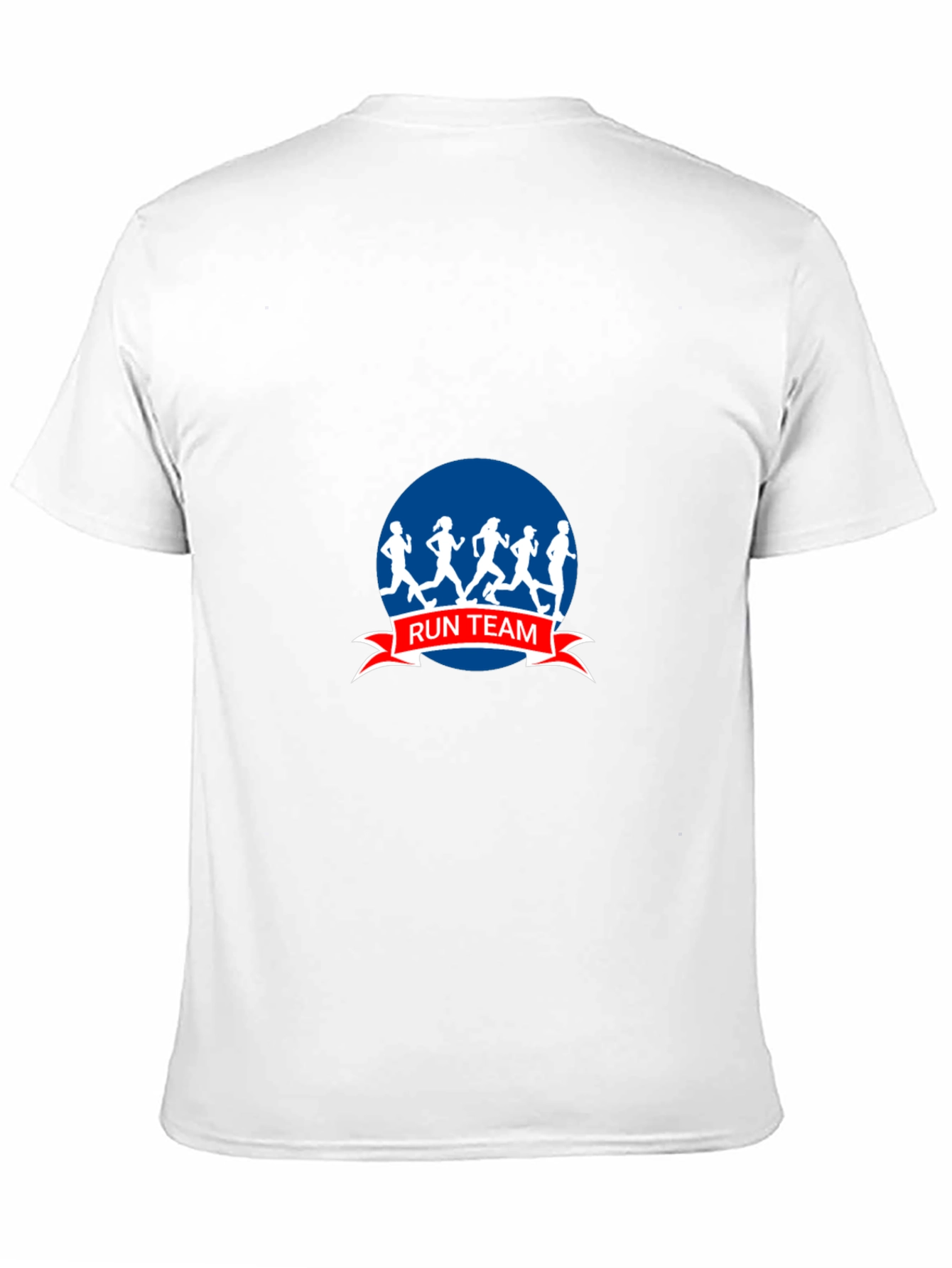 Run Team Graphic Tee - Black Cotton Blend