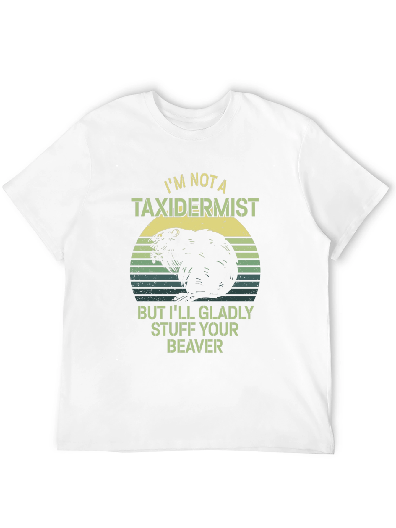 Funny Beaver Taxidermist Humor Graphic T-Shirt