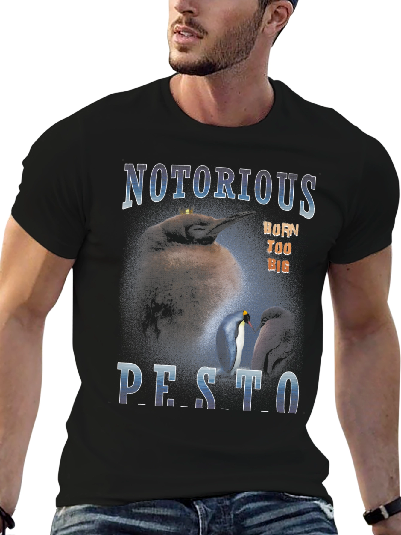 Notorious P.E.S.T.O. Penguin Graphic T-Shirt