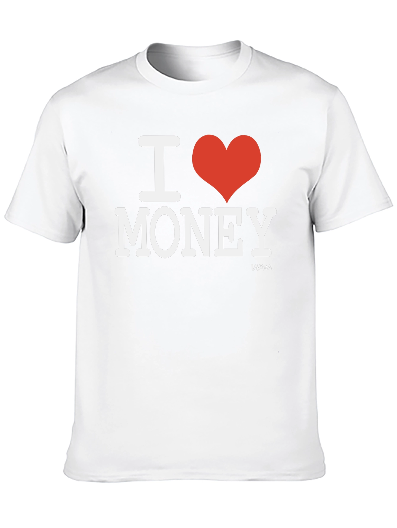 I Heart Money Graphic Tee - Black Cotton Shirt