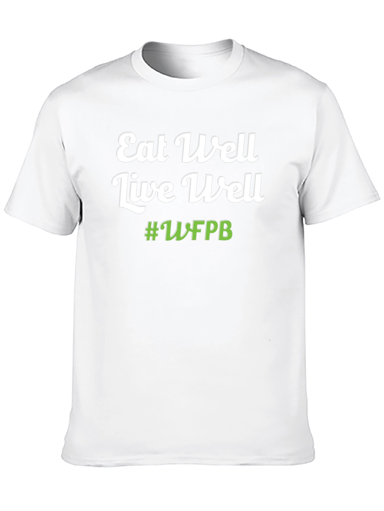 Eat Well Live Well Black T-Shirt