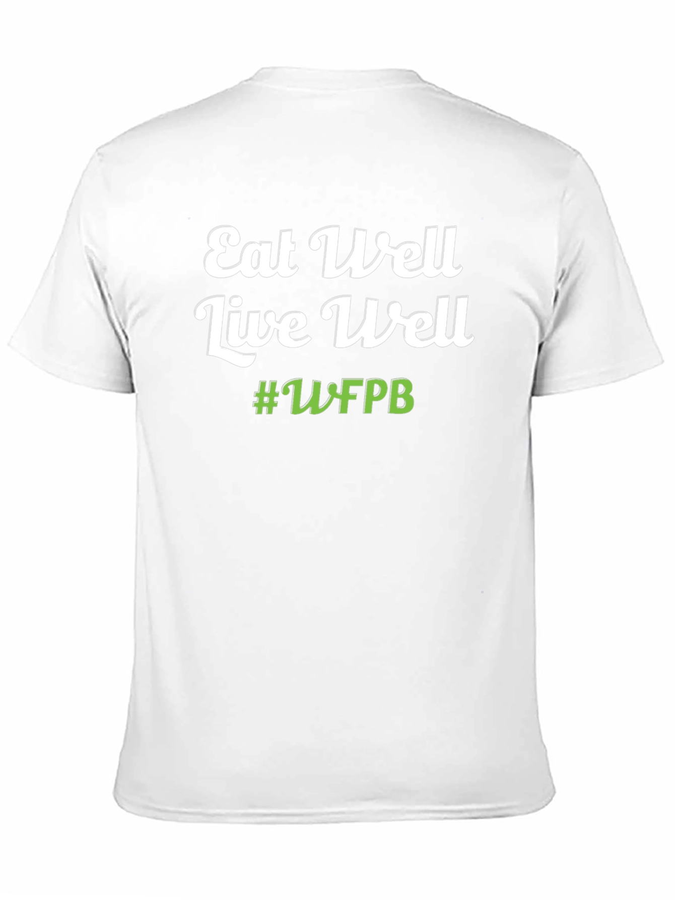 Eat Well Live Well Black T-Shirt