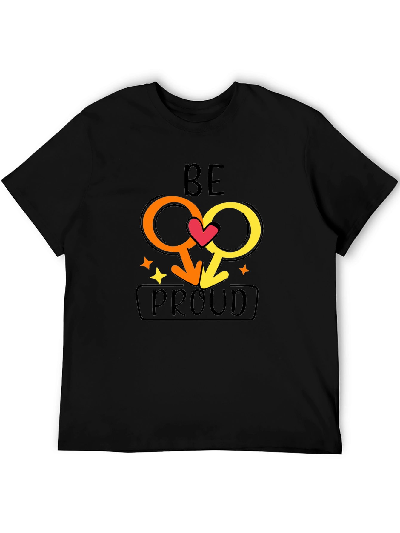 Be Proud Gay Pride Graphic T-Shirt