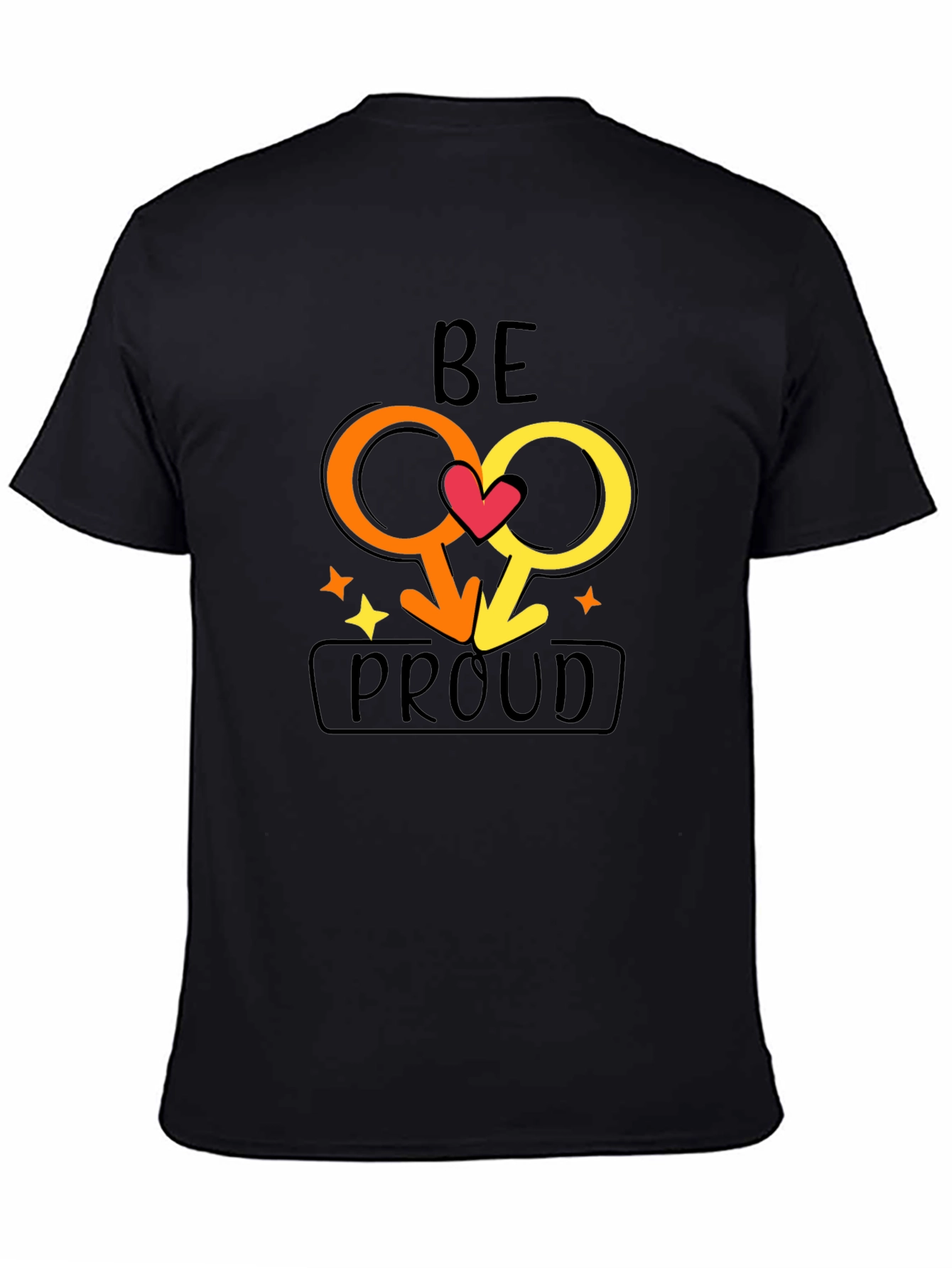 Be Proud Gay Pride Graphic T-Shirt