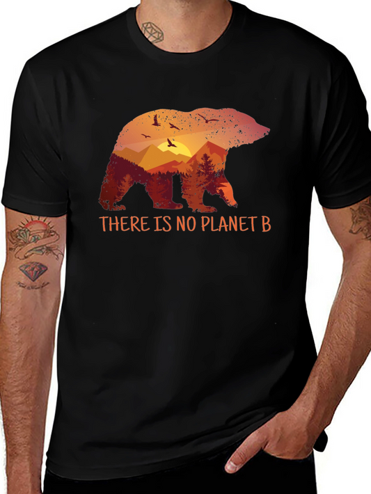 Planet B Bear Graphic T-Shirt - Eco-Friendly Design