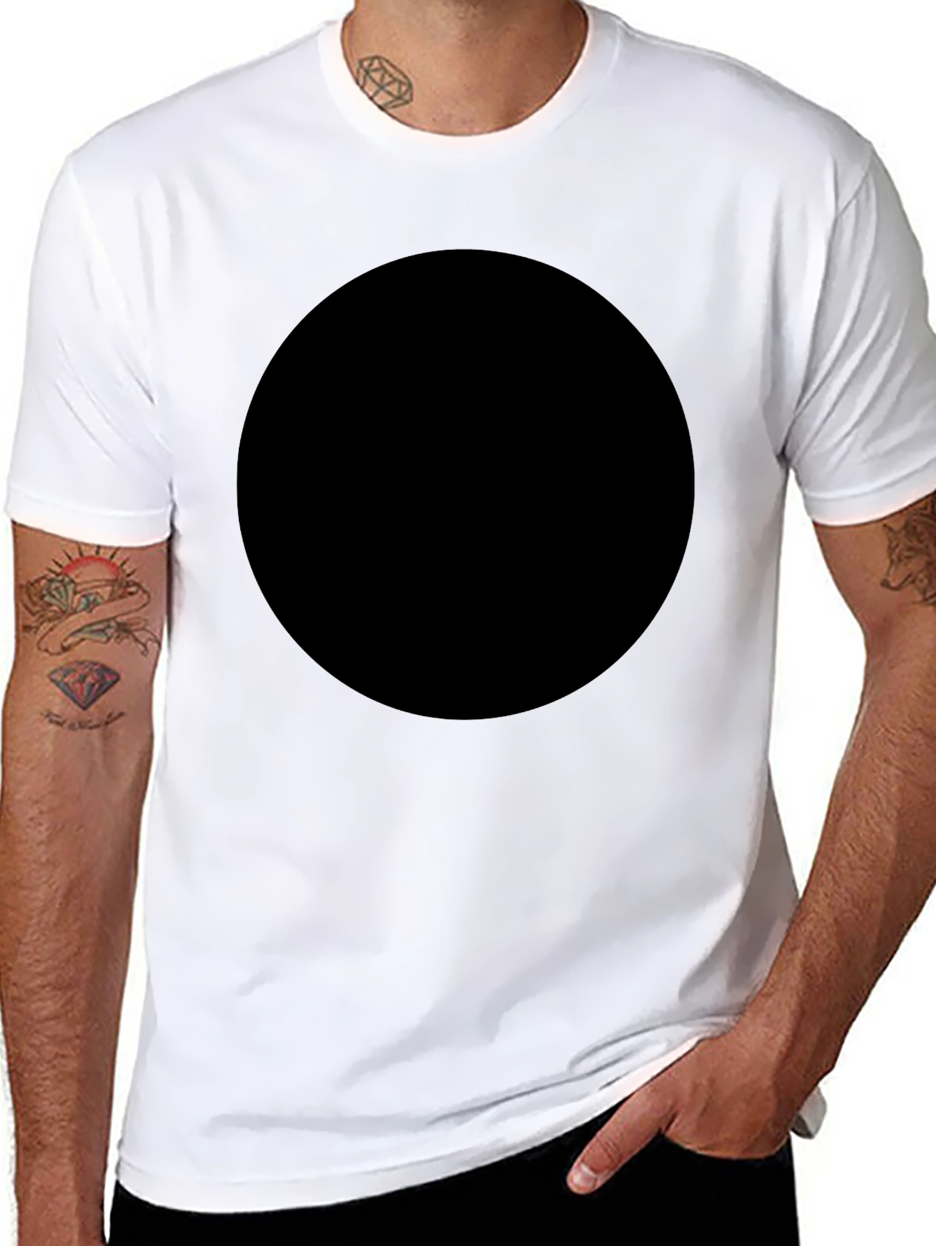 Basic Black Crew Neck T-Shirt - Everyday Comfort