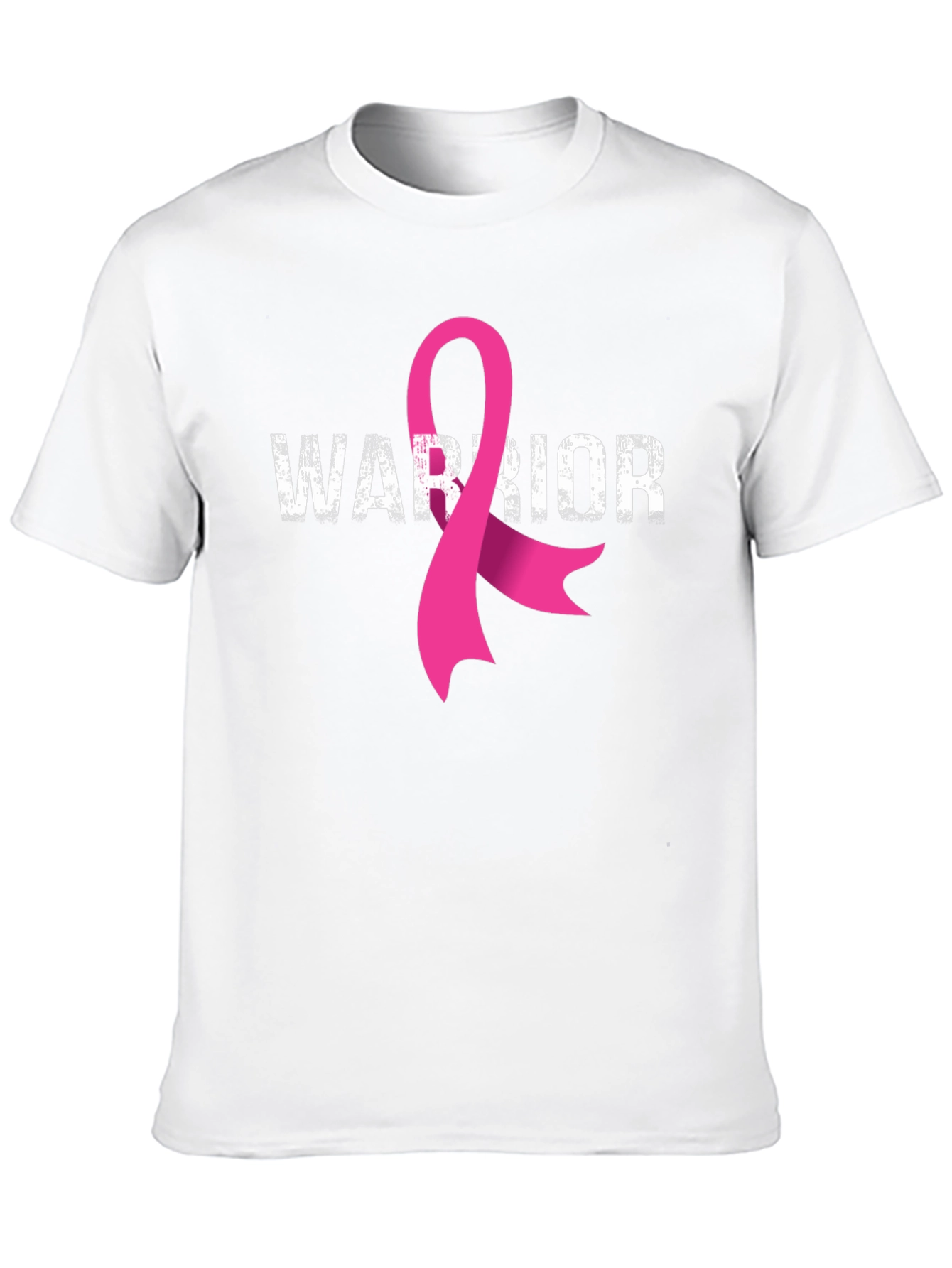 Warrior Breast Cancer Awareness Ribbon T-Shirt