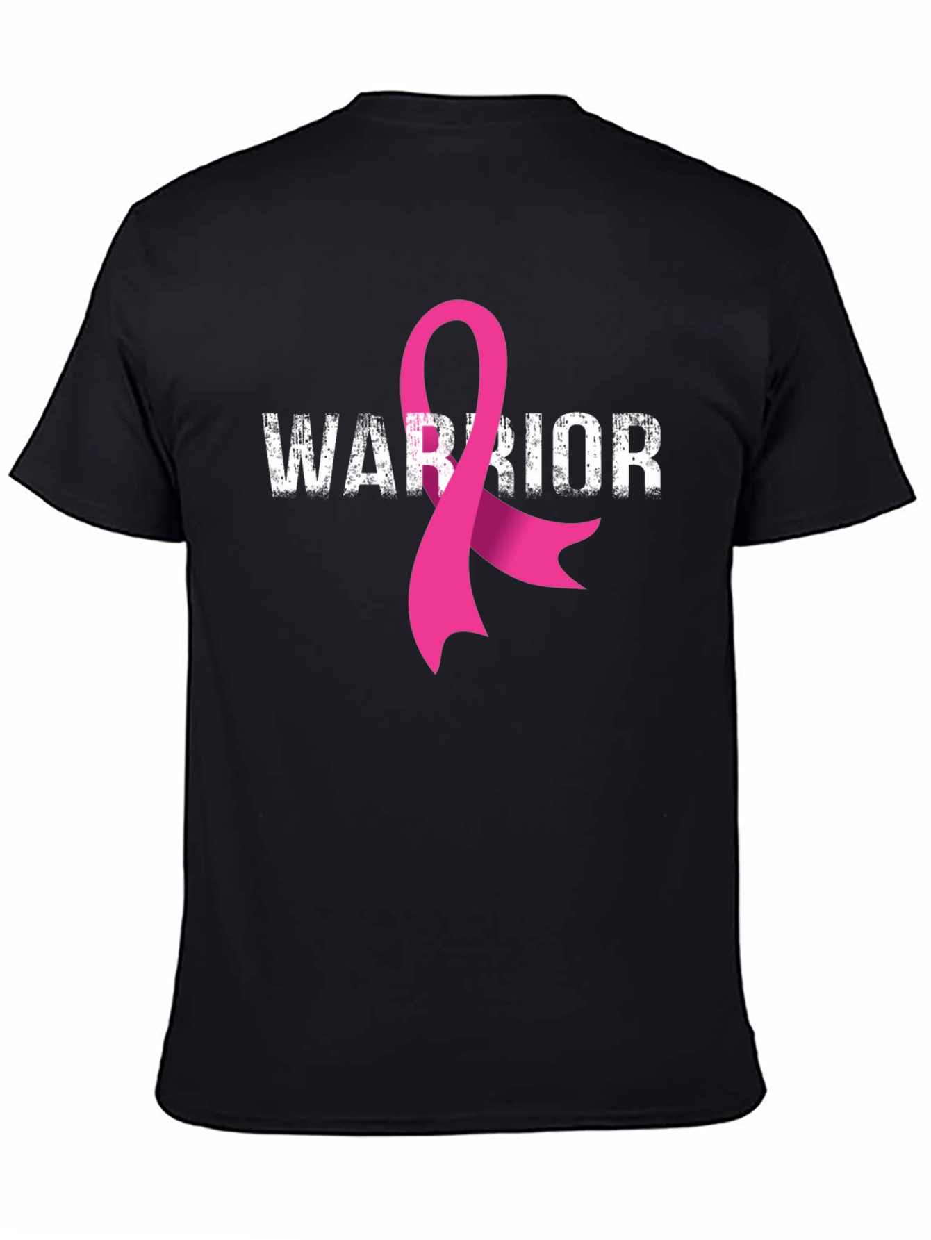 Warrior Breast Cancer Awareness Ribbon T-Shirt