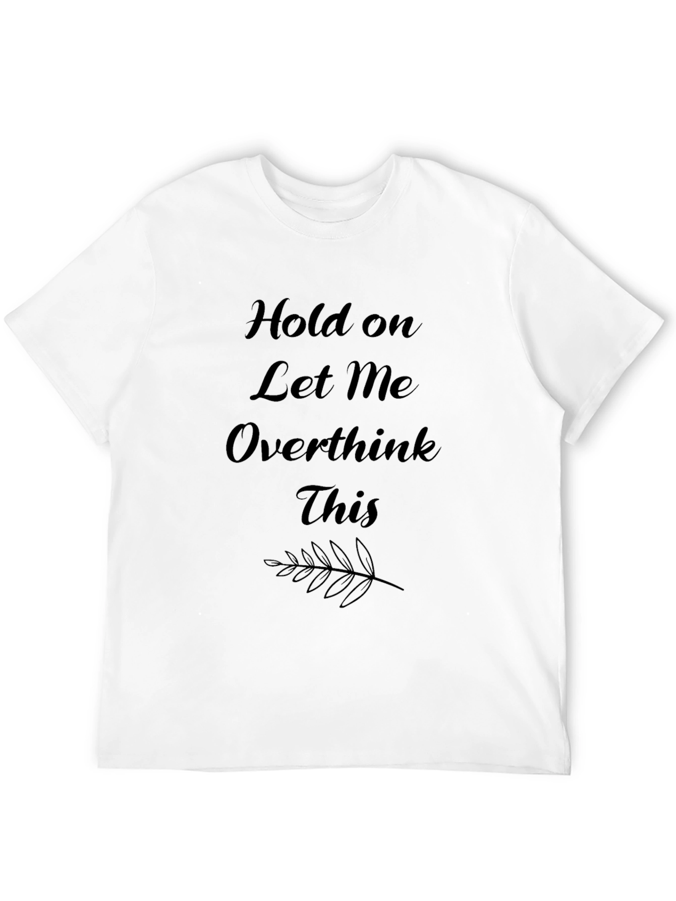 Overthink Black T-Shirt - Mens Graphic Tee