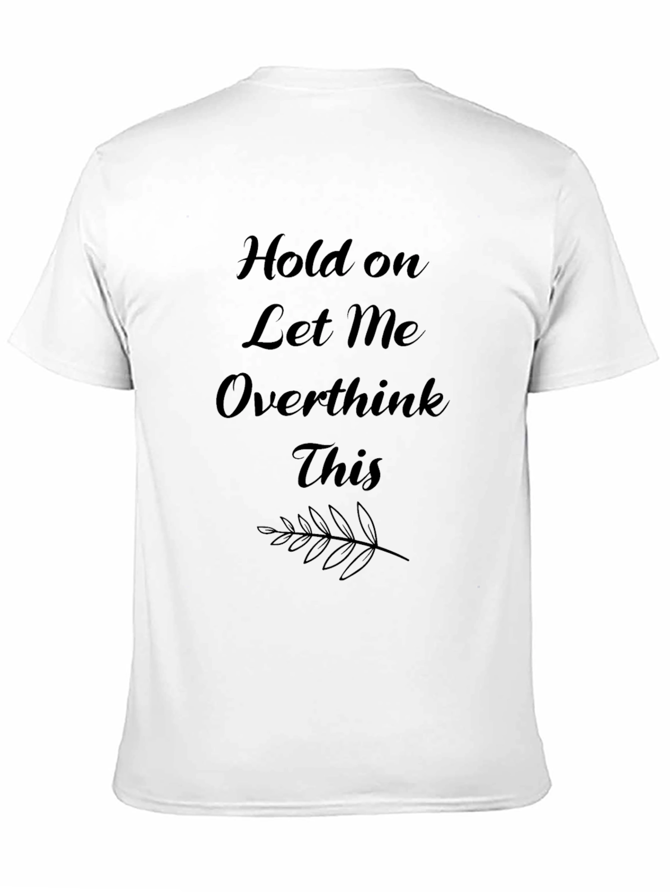 Overthink Black T-Shirt - Mens Graphic Tee
