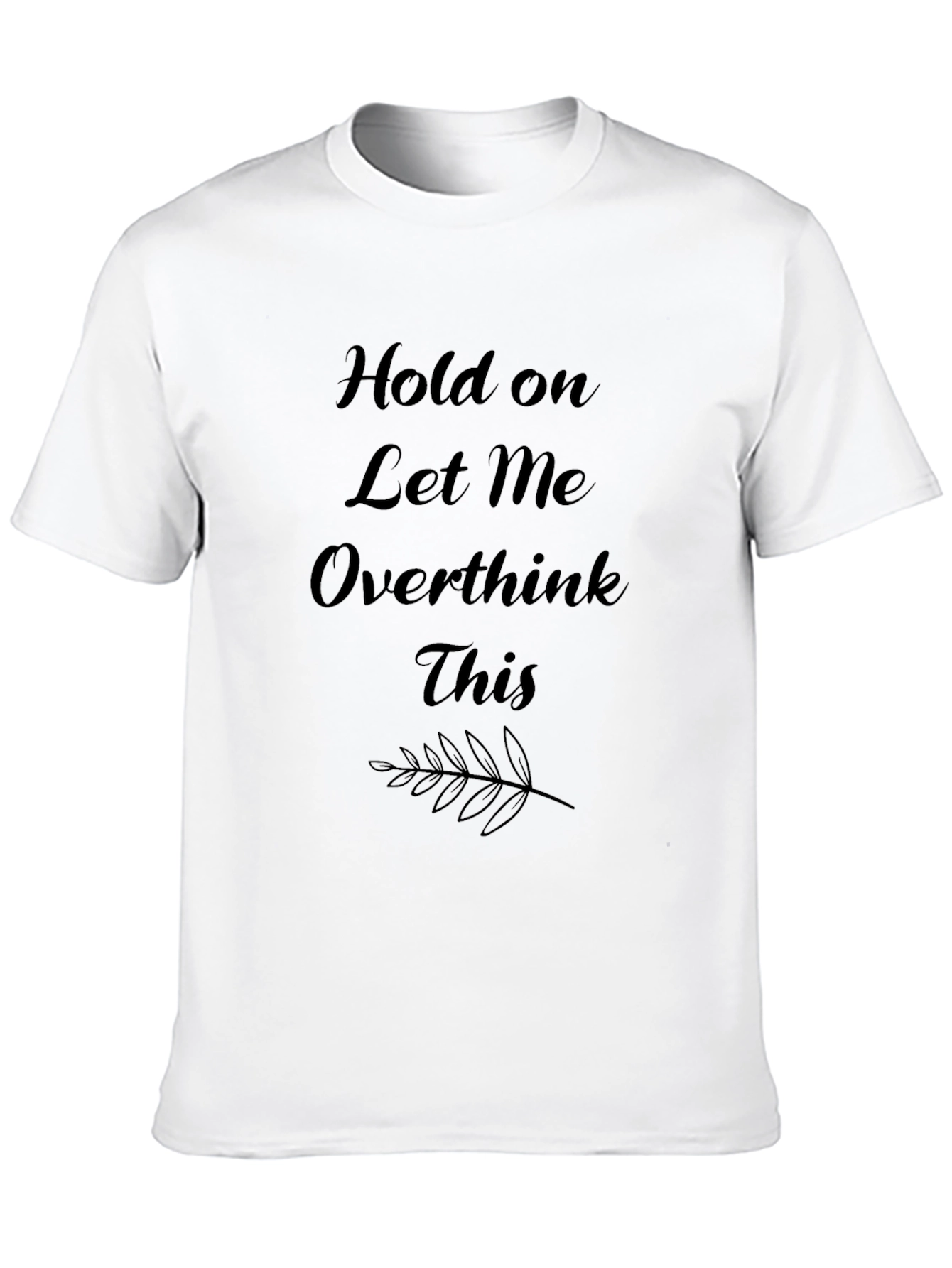 Overthink Black T-Shirt - Mens Graphic Tee