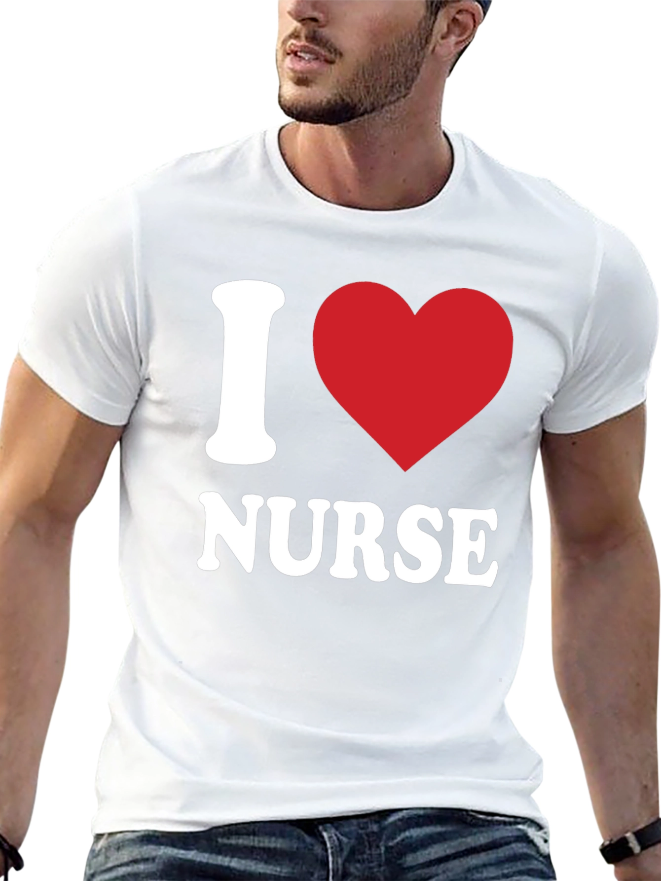 I Love Nurse Graphic T-Shirt