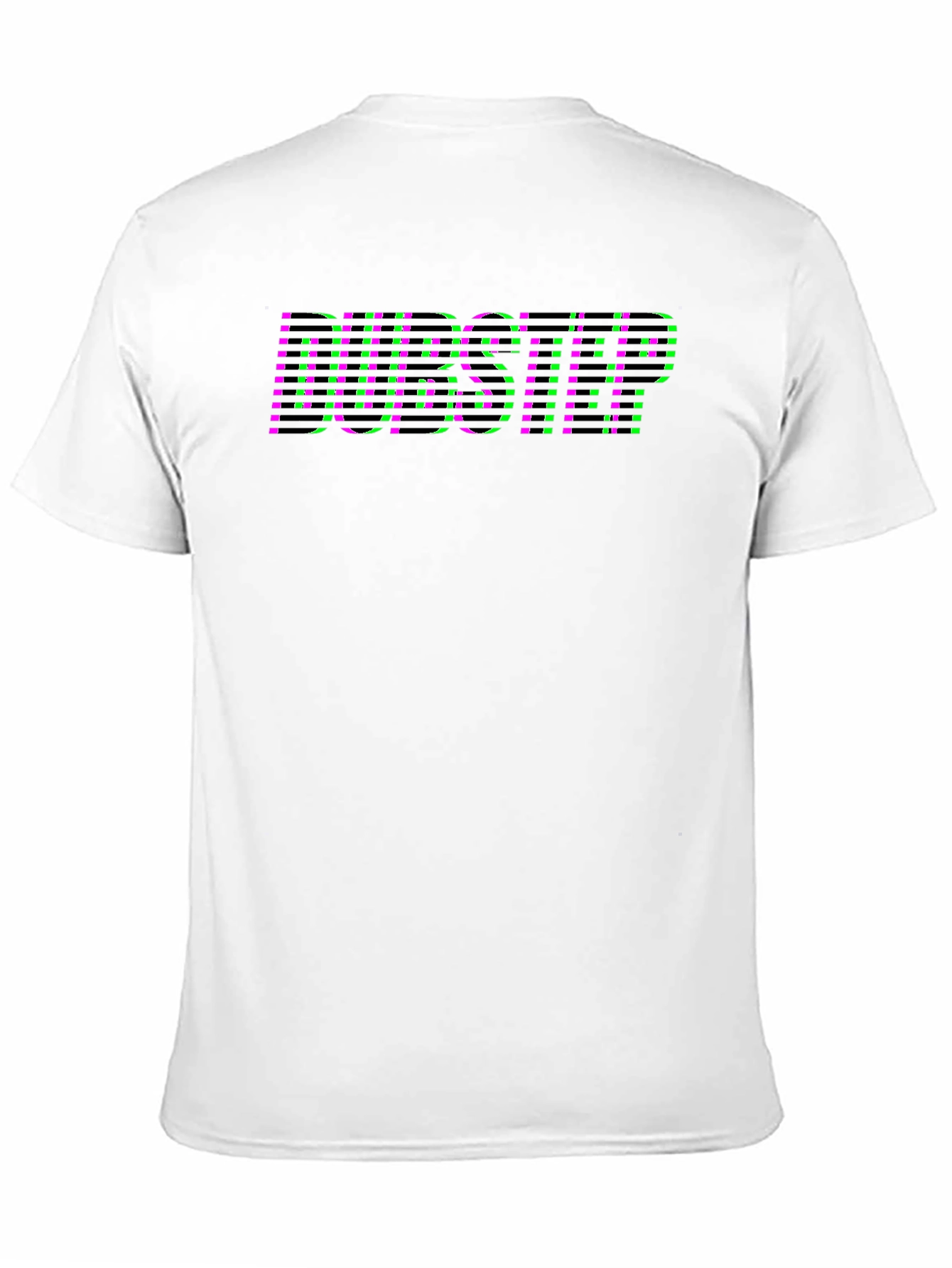 Dubstep Graphic Print Black T-Shirt
