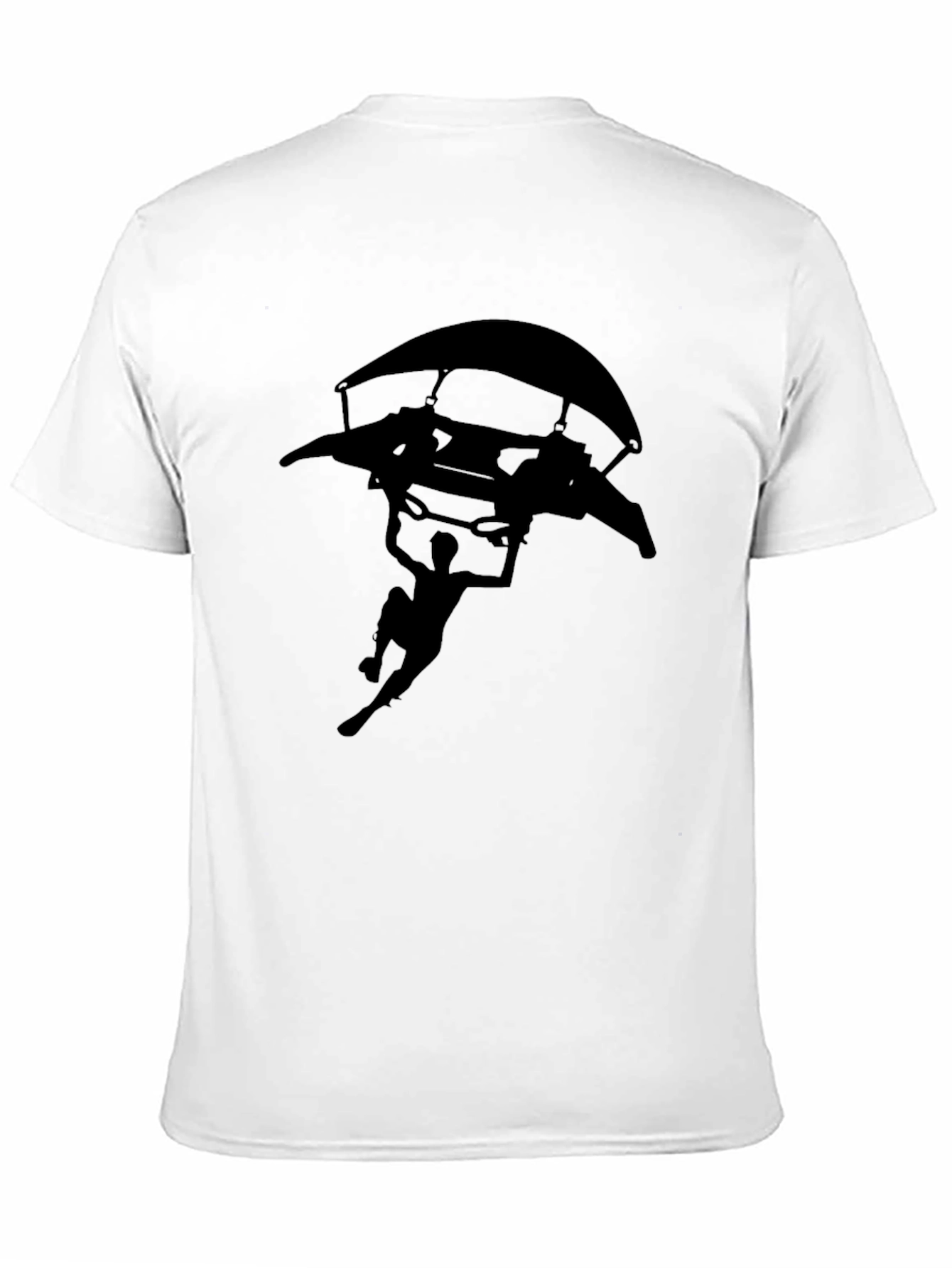 Black Silhouette Hang Glider T-Shirt