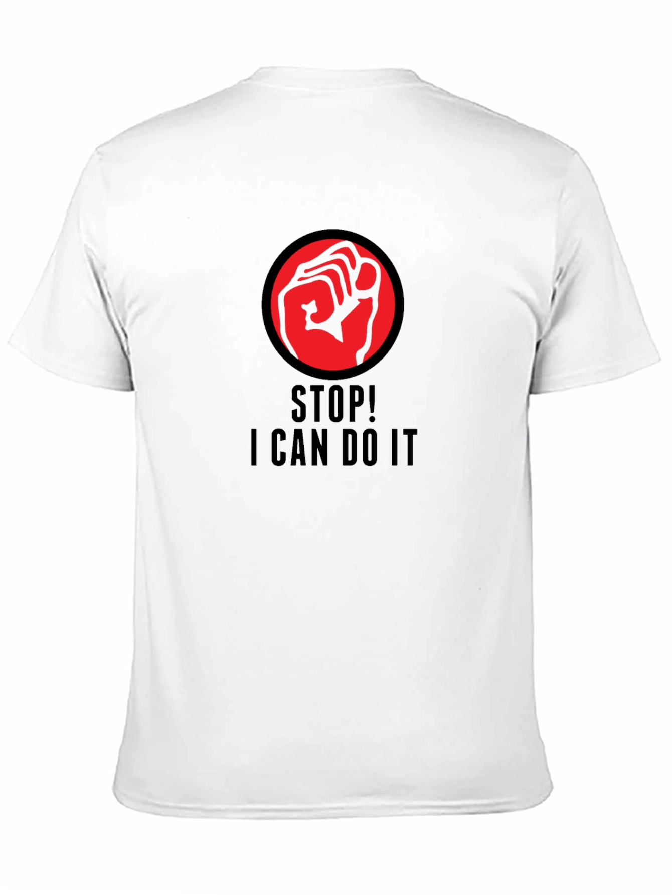 Empowered Black T-Shirt with Fist Graphic