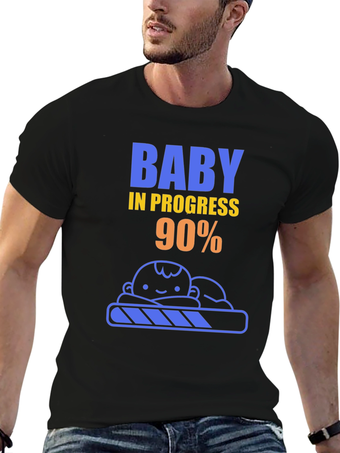 Baby in Progress T-Shirt - Pregnancy Announcement Tee