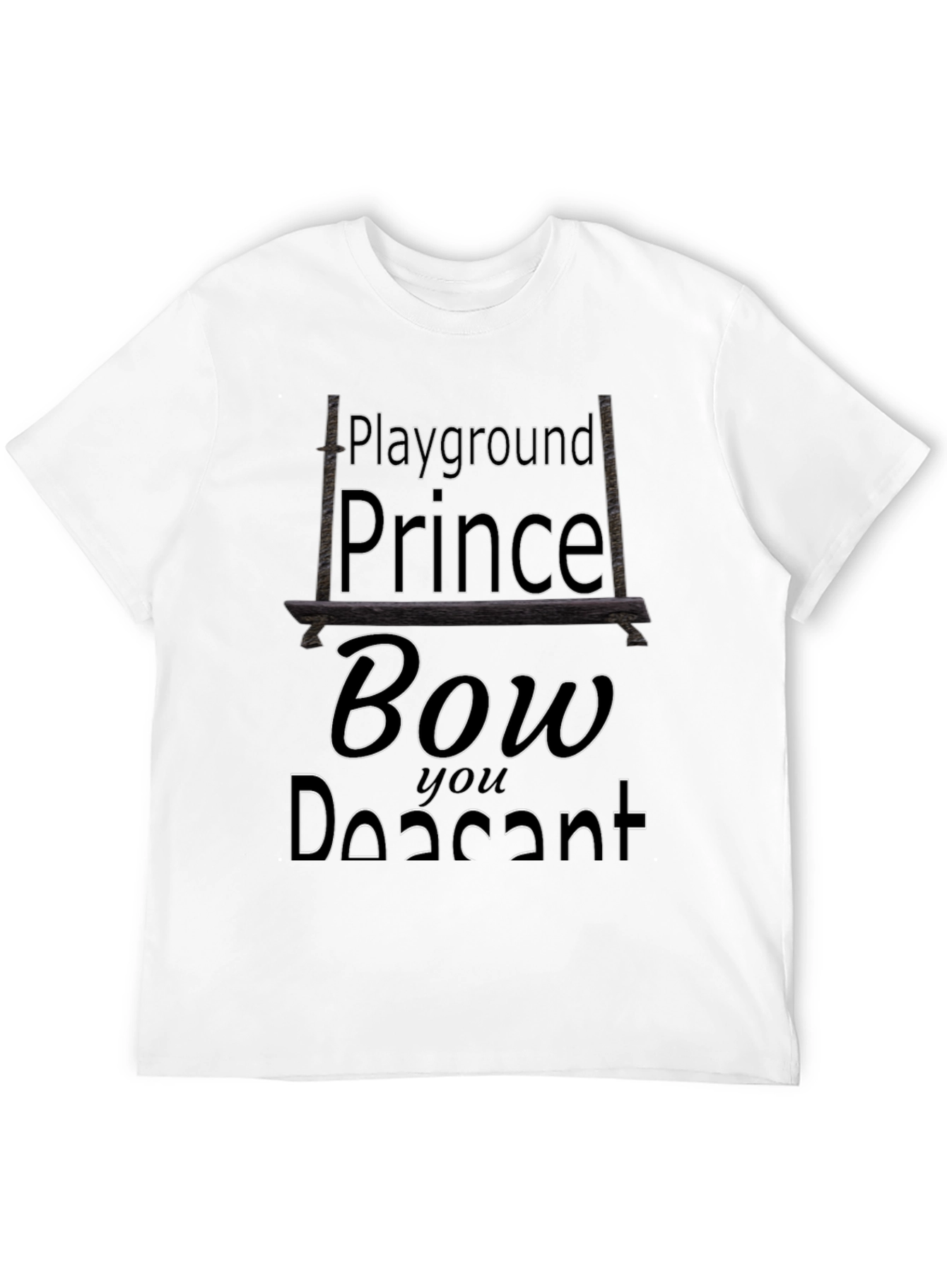 Playground Prince Black Graphic Tee
