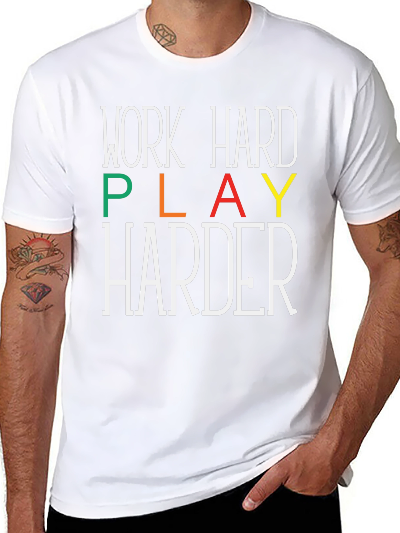 Work Hard Play Harder Graphic Tee