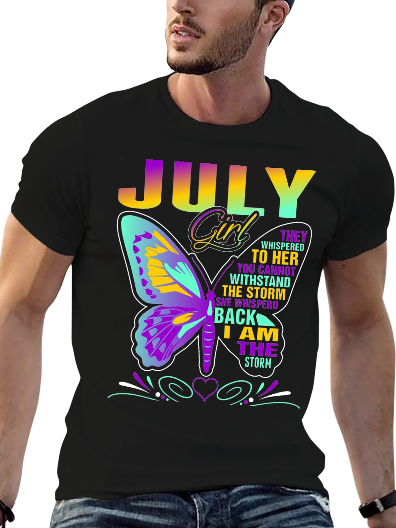 July Girl Butterfly T-Shirt