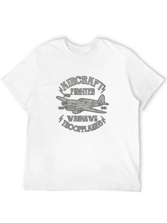 Warhawk Troopplanes Aircraft Fighter Graphic T-Shirt