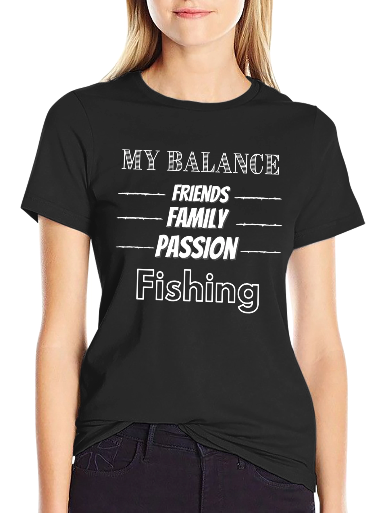My Balance: Fishing Graphic T-Shirt