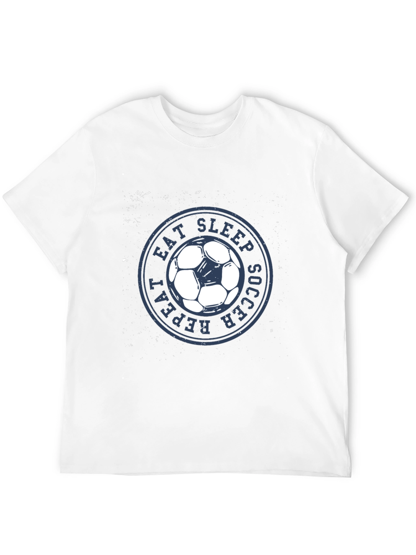 Eat Sleep Soccer Repeat Black T-Shirt