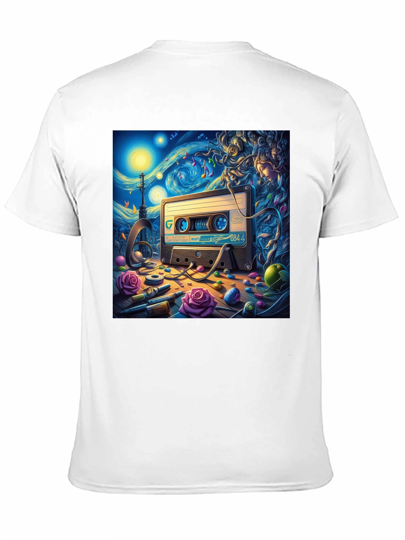 Starry Night Cassette Tape Graphic Tee