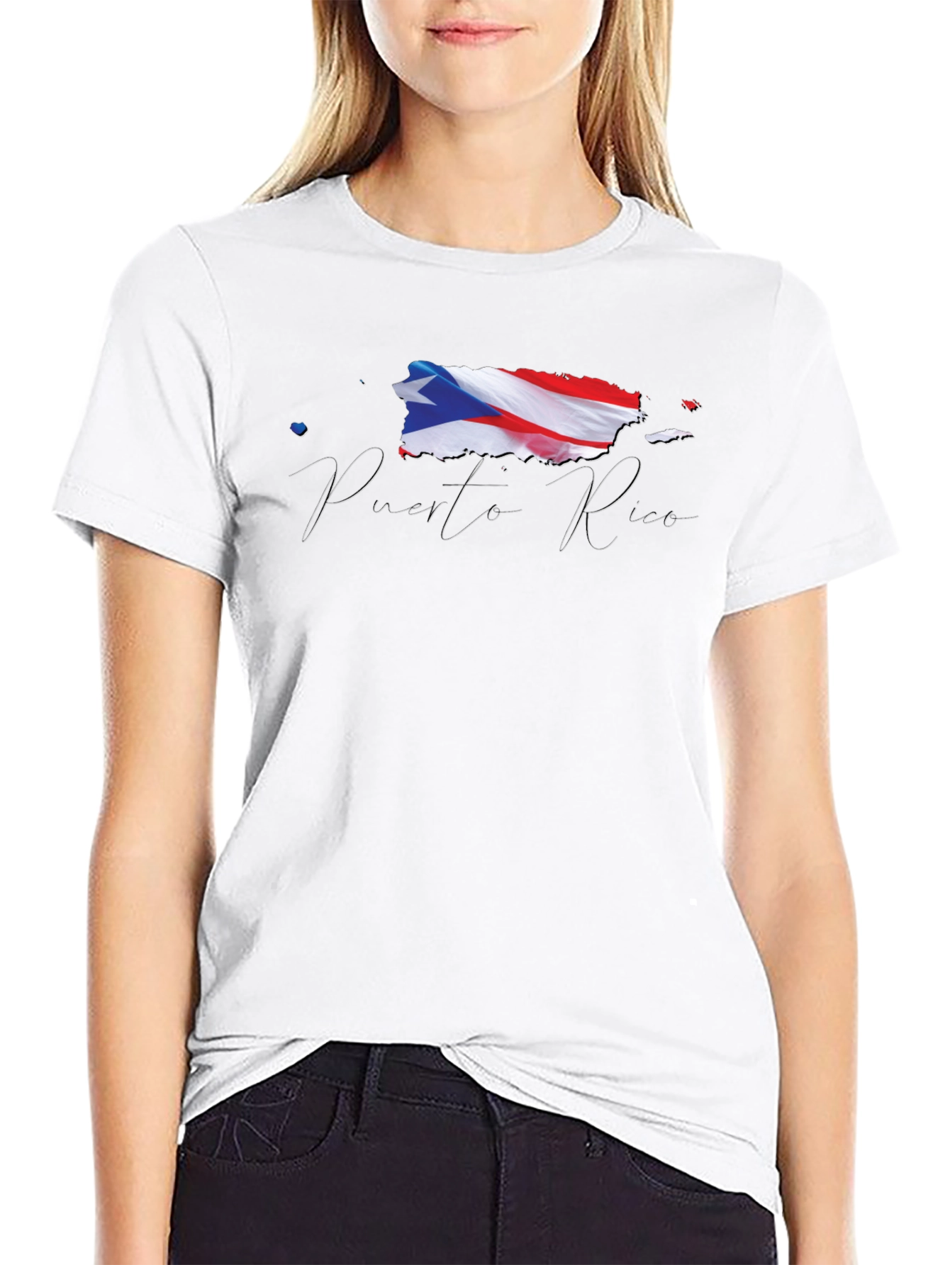 Puerto Rico Flag Graphic T-Shirt