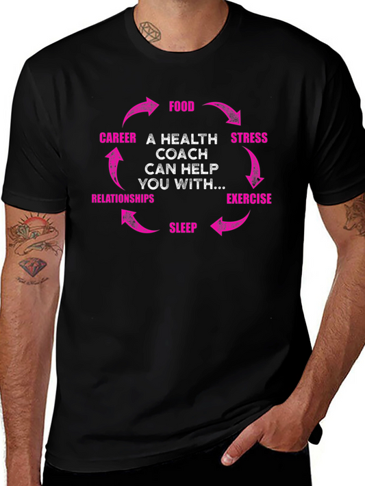 Health Coach Cycle T-Shirt - Wellness Gift