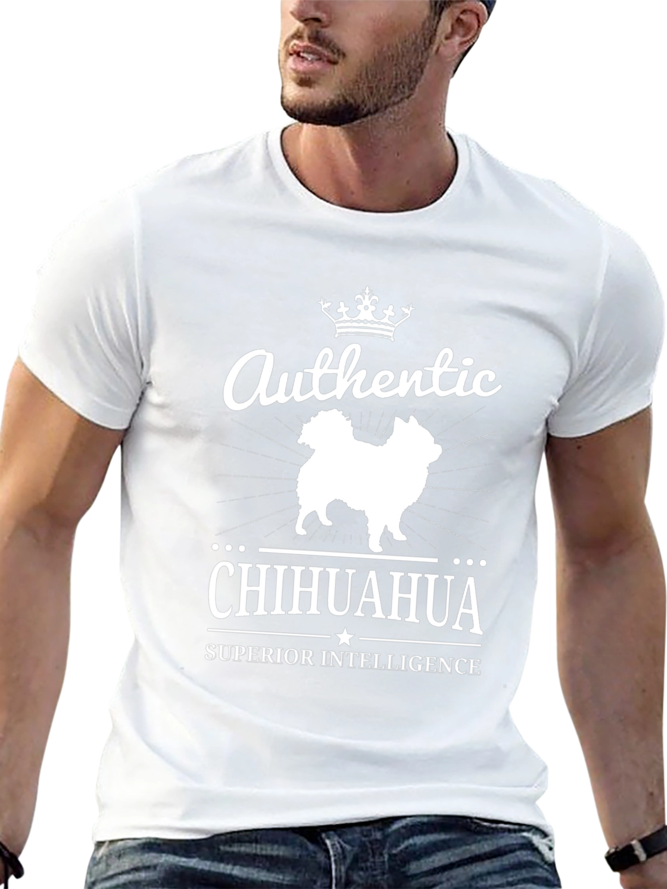 Authentic Chihuahua Superior Intelligence Graphic Tee