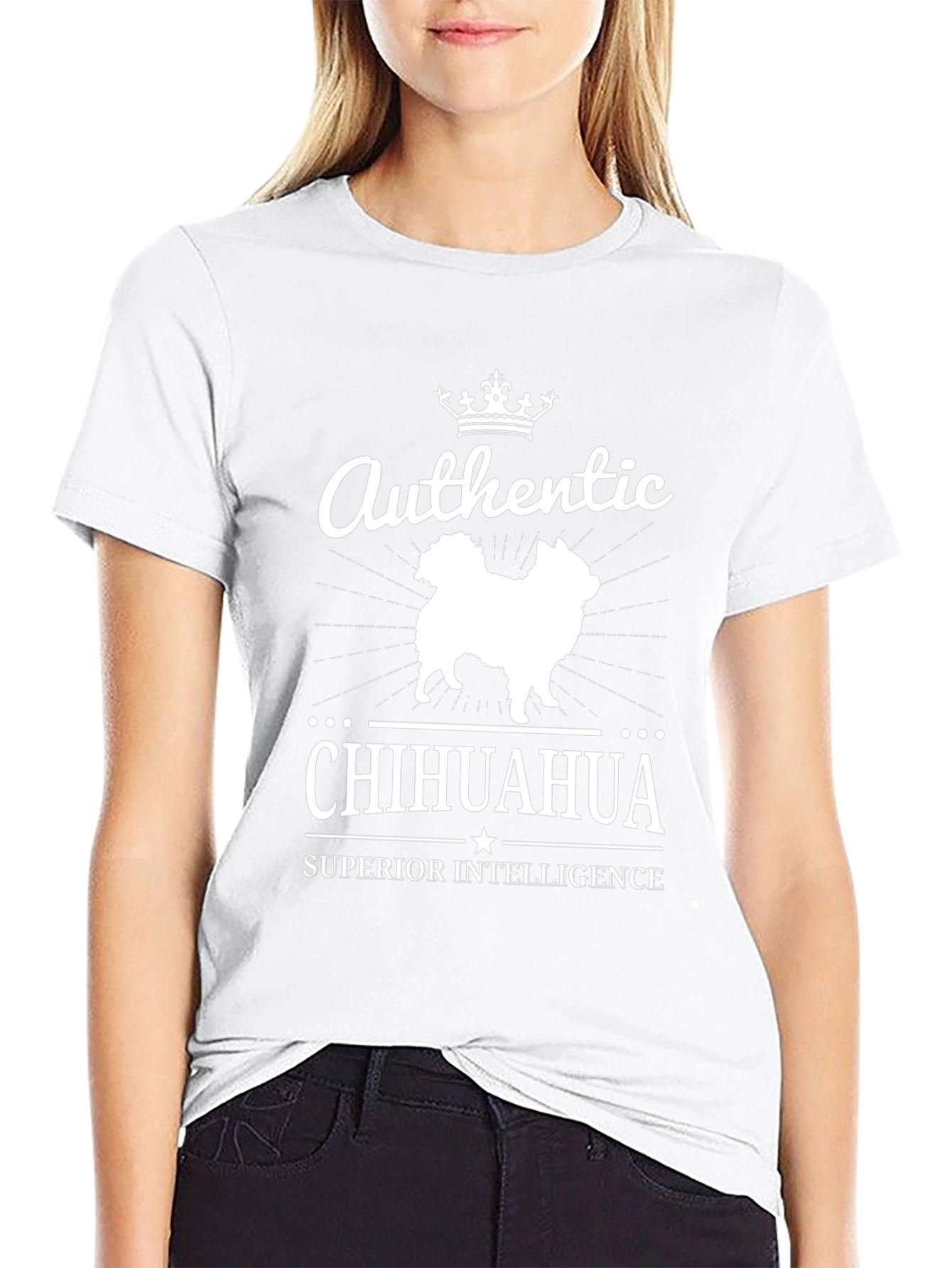 Authentic Chihuahua Superior Intelligence Graphic Tee