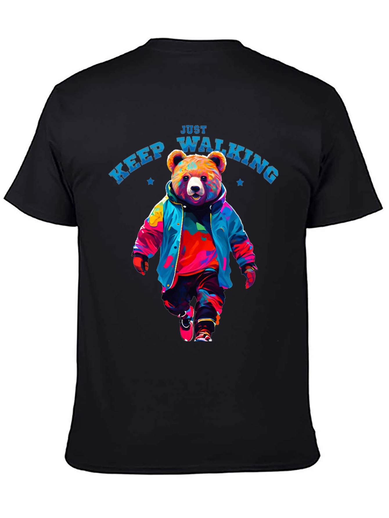 Just Keep Walking Bear T-Shirt