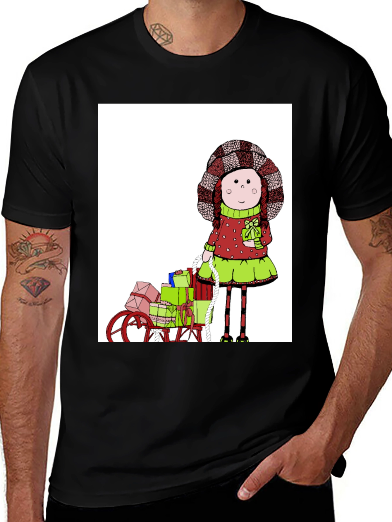 Whimsical Rag Doll T-Shirt