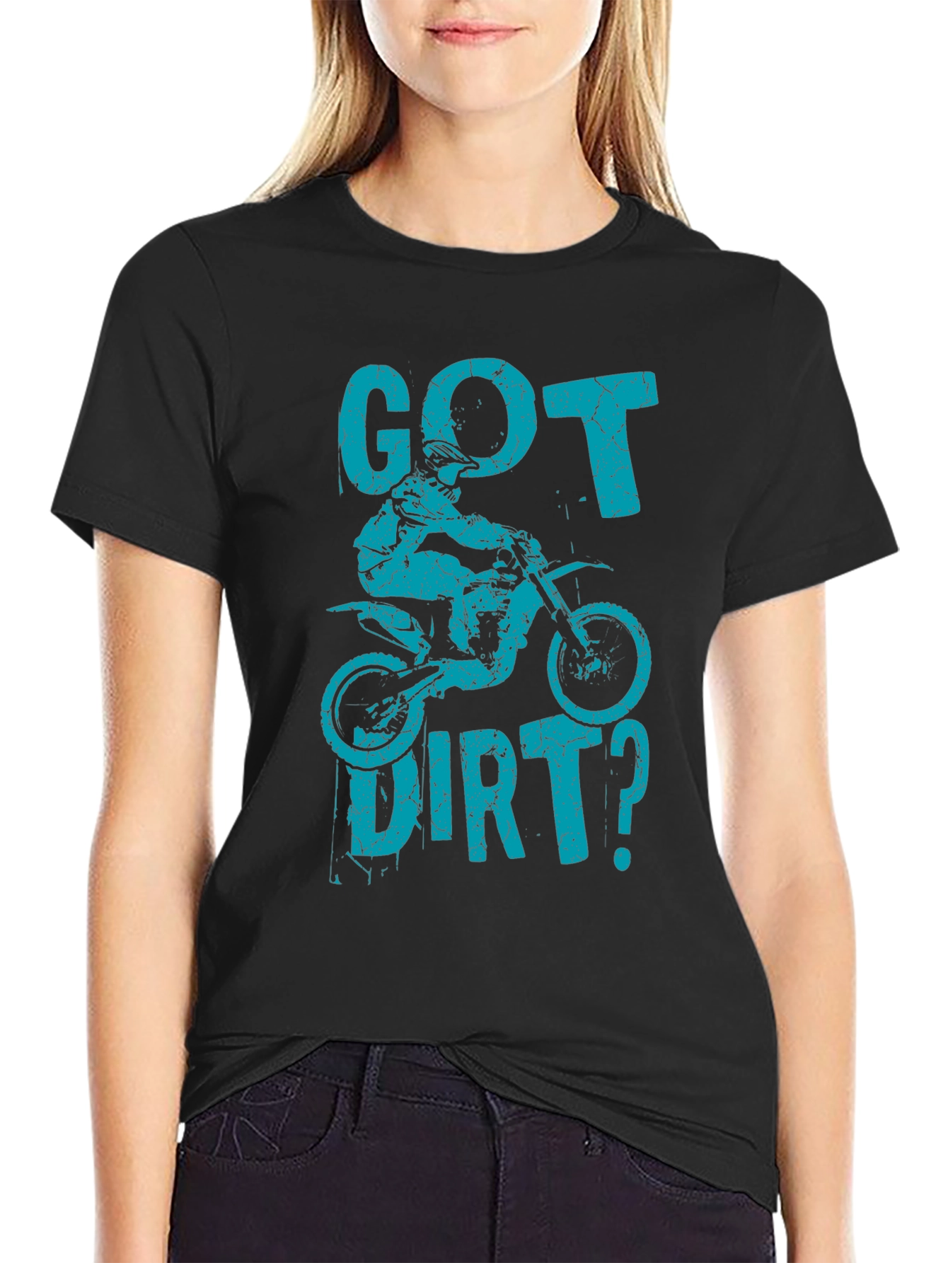 Got Dirt? Graphic T-Shirt - Motocross Design