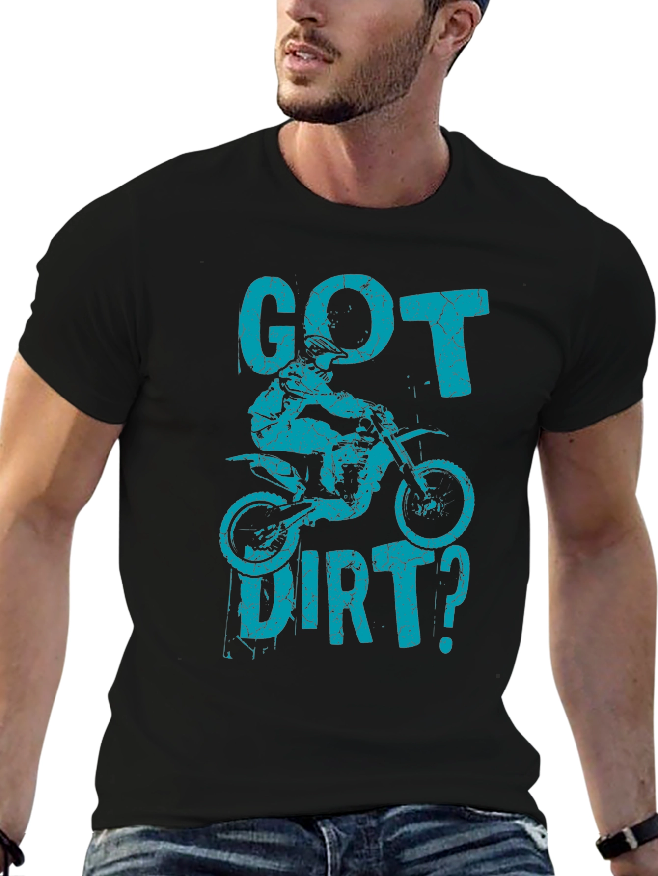 Got Dirt? Graphic T-Shirt - Motocross Design