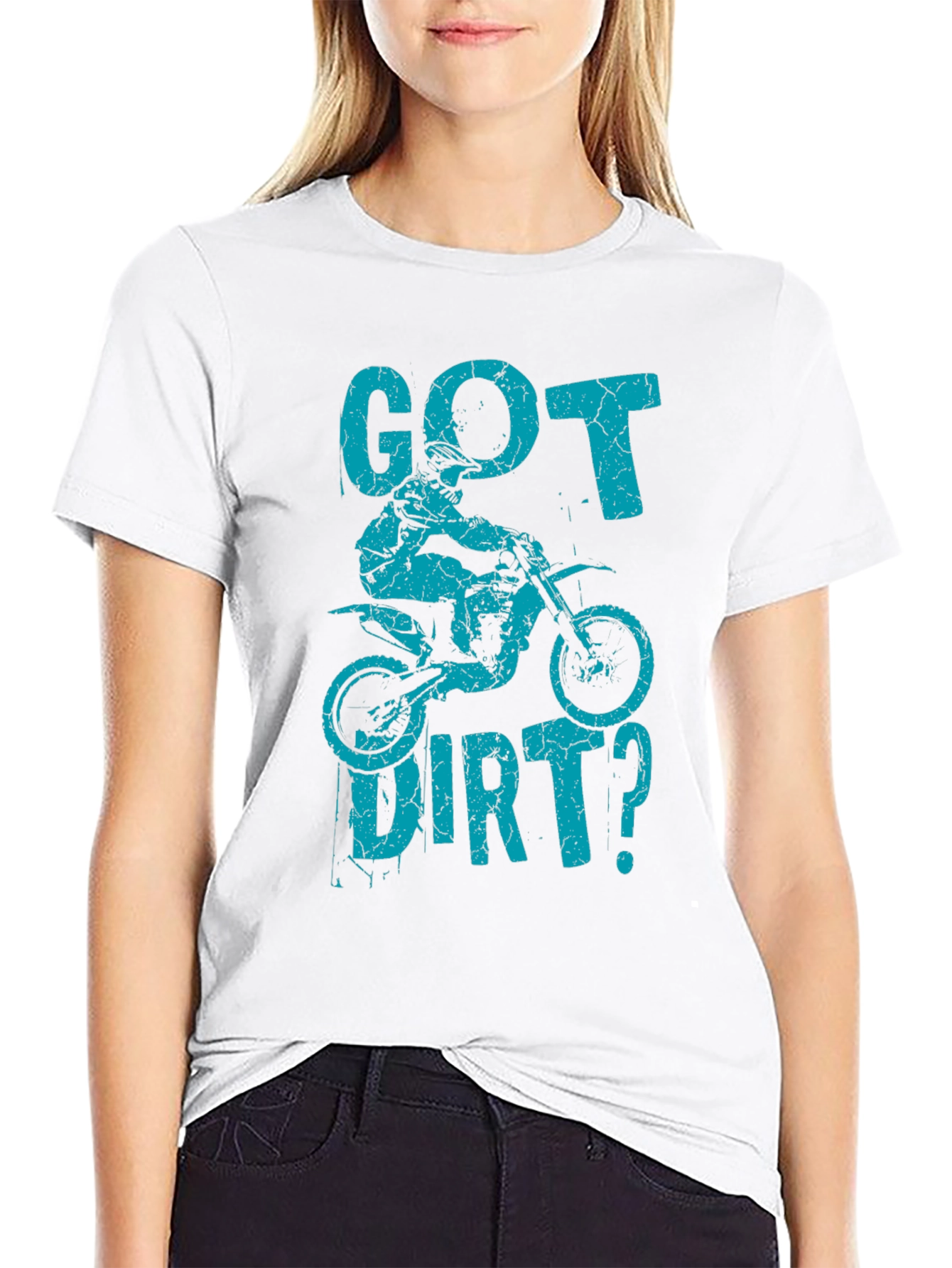 Got Dirt? Graphic T-Shirt - Motocross Design