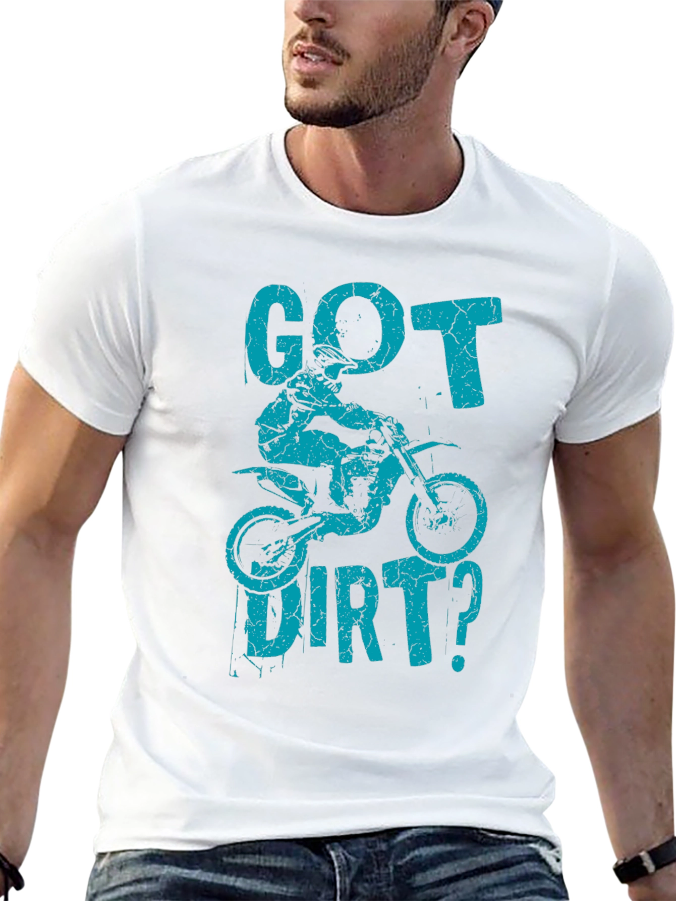 Got Dirt? Graphic T-Shirt - Motocross Design