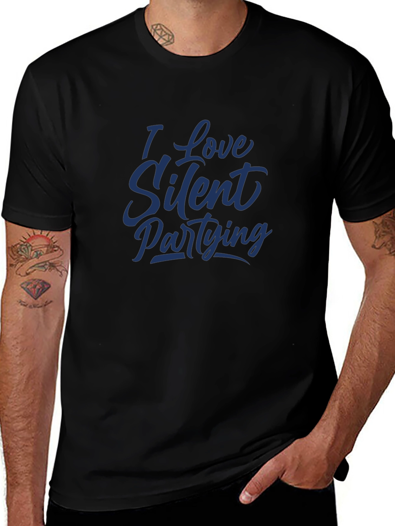 I Love Silent Partying T-Shirt